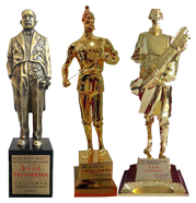 魯班獎(jiǎng)、詹天佑獎(jiǎng)、李春獎(jiǎng)獎(jiǎng)杯